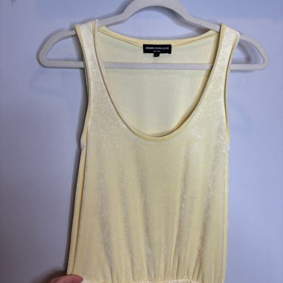 Generation Love Emery Jumpsuit Velour Butter Yellow - Picture 4 of 11